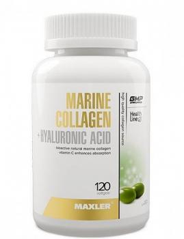 Maxler Marine Collagen Hyaluronic Acid Complex 120 капсул