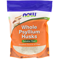 NOW Whole Psyllium Husks (Цельная оболочка семян подорожника) 454 гр