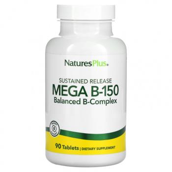 NaturesPlus Mega B-150 Complex Sustained Release 90 таблеток