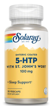 Solaray 5-HTP Plus St John's Wort (5-HTP плюс зверобой) 100 мг 30 вег капсул