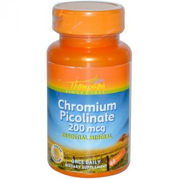 Thompson Chromium Picolinate (Пиколинат хрома) 200 мкг 60 таблеток