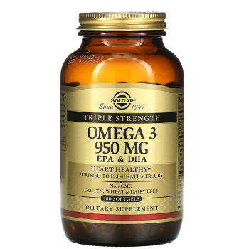 Solgar Omega_3 950 мг EPA & DHA 100 капсул