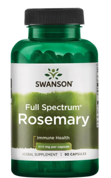 Swanson Full Spectrum Rosemary (Розмарин полного спектра) 400 мг 90 капсул