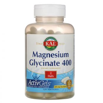 KAL Magnesium Glycinate 400 (Глицинат магния) 400 мг 120 капсул