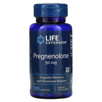 Life Extension Pregnenolone (прегненолон) 50 мг 100 капсул