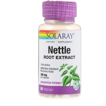 Solaray Nettle Root Extract (Экстракт корня крапивы) 300 мг 60 капсул