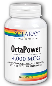 Solaray OctaPower (Усовершенствованная формула октакозанола с пчелиной пыльцой и травами) 120 капсул