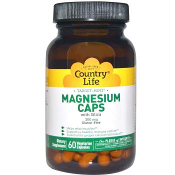 Country Life Magnesium Caps (магний в капсулах) 300 мг 60 вег. капсул