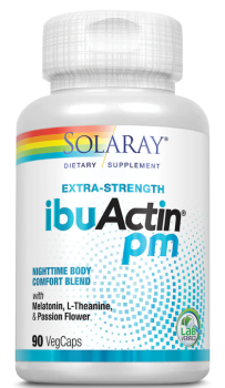 Solaray IbuActin PM (Формула комфорта для сна) 90 капсул