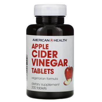 American Health Apple Cider Vinegar Tablets (яблочный уксус в таблетках) 200 таблеток