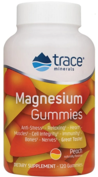 Trace Minerals Magnesium Gummies (Мармеладки с магнием) персик 120 мармеладок