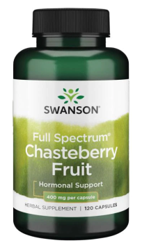 Swanson Full Spectrum Chasteberry Fruit (Фрукты витекса полного спектра) 400 мг 120 капсул