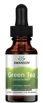Swanson Green Tea Liquid Extract - Alcohol & Sugar Free (Жидкий экстракт зеленого чая - без спирта и сахара) 29,6 мл