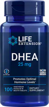 Life Extension DHEA (ДГЭА) 25 мг 100 растворимых во рту таблеток