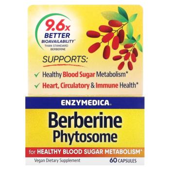 Enzymedica Berberine Phytosome (Бербериновые фитосомы) 60 капсул