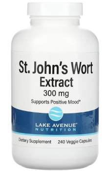 Lake Avenue Nutrition St. John's Wort Extract (Экстракт зверобоя) 300 мг 240 вег капсул