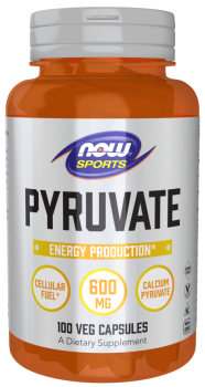 NOW Pyruvate (Пируват) 600 мг 100 вег капсул
