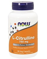 NOW L-Citrulline (L-Цитрулин) 750 мг 90 капсул