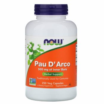 NOW Pau D' Arco (Кора Муравьиного дерева) 500 мг 250 капсул
