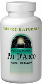 Source Naturals Pau D'Arco (Кора муравьиного дерева) 500 мг 250 таблеток