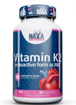 Haya Labs Vitamin K2-Mk7 (Витамин К2-Мк7) 100 мкг 60 капсул