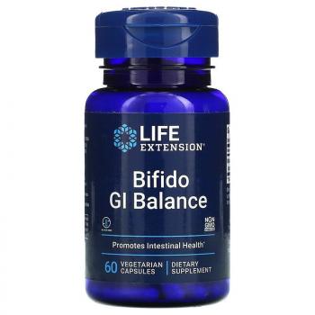 Life Extension Bifido GI Balance (добавка для поддержки ЖКТ) 60 капсул, срок годности 10/2023