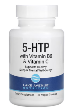 Lake Avenue Nutrition 5-htp with Vitamin B6 & Vitamin C (5-гидрокситриптофан с витаминами B6 и C) 60 вегетарианских капсул