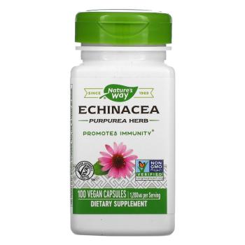 Nature's Way Echinacea Purpurea Herb (эхинацея пурпурная) 400 мг 100 веганских капсул