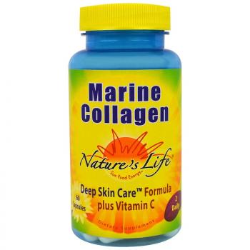 Nature's Life Marine Collagen (Морской коллаген) 60 капсул