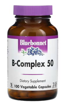 Bluebonnet Nutrition B-Complex 50 (Комплекс витаминов группы B) 100 вег капсул