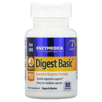 Enzymedica Digest Basic Essential Enzyme Formula (состав с основными ферментами) 30 капсул