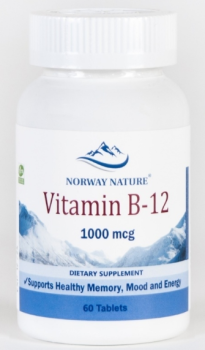 Norway Nature B-12 (Витамин В-12) 1000 мкг 60 таблеток