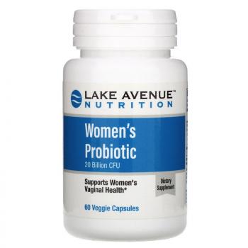 Lake Avenue Nutrition Women`s Probiotic (Пробиотики для женщин) 20 млрд КОЕ 60 капсул