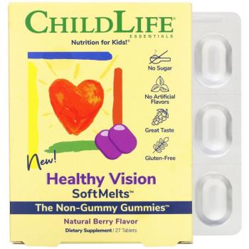 ChildLife Healthy Vision SoftMelts (ягодный вкус) 27 таблеток