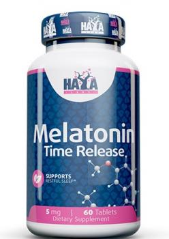 Haya Labs Melatonin Time Release (Мелатонин медленного высвобождения) 5 мг 60 таблеток