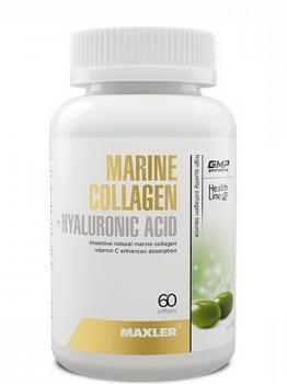 Maxler Marine Collagen Hyaluronic Acid Complex 60 капсул