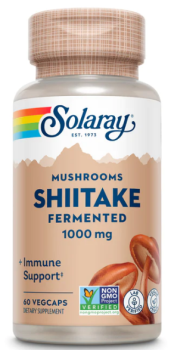 Solaray Shiitake Mushroom Organically Grown (Ферментированные грибы шиитаке) 60 капсул