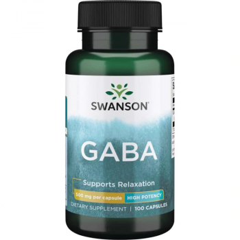 Swanson Gaba High Protency (ГАМК) 500 мг 100 капсул