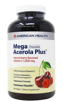 American Health Mega Acerola Plus (Мега Ацерола Плюс) 1000 мг 60 таблеток