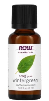 NOW Essential Oils 100% Pure Wintergreen (Эфирные масла 100 % чистая грушанка) 30 мл