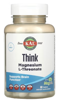 KAL Think Magnesium L-Threonate (L-треонат магния) 60 таблеток