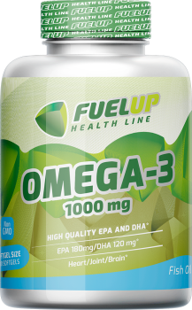 FuelUp Omega 3 (Омега 3) 1000 мг 90 капсул, срок годности 08/2023