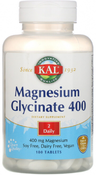 KAL Magnesium Glycinate 400 (Глицинат магния) 400 мг 180 таблеток