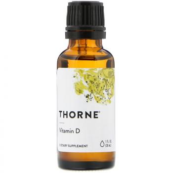 Thorne Research Vitamin D (витамин D) 25 мкг 1000 МЕ 30 мл