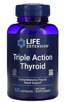 Life Extension Triple Action Thyroid (Тройное действие для щитовидной железы) 60 капсул