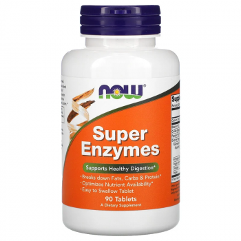 NOW Super Enzymes 90 таблеток