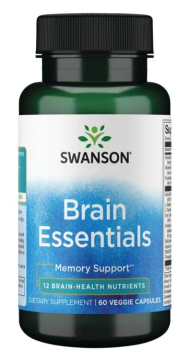 Swanson Brain Essentials (Основы мозга) 60 вег капсул, срок годности 12/2023