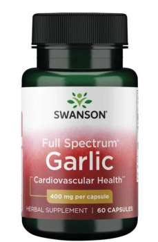 Swanson Full Spectrum Garlic (Чеснок полного спектра) 400 мг 60 капсул