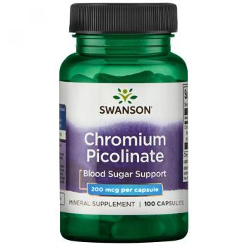 Swanson Chromium Picolinate (Пиколинат хрома) 200 мкг 100 капсул
