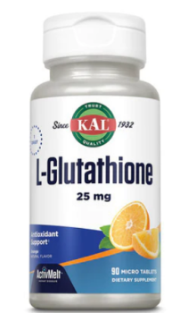 KAL L-Glutathione ActivMelt (L-глутатион) апельсин 25 мг 90 микро таблеток